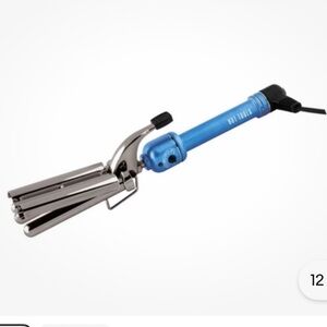 EUC Hot Tools Blue Ice Titanium 3 Barrel Waver #HTBL1175